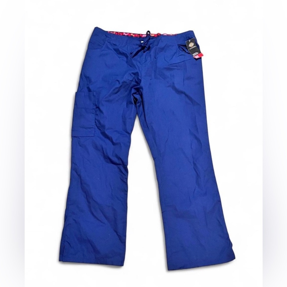 Dickies Royal Blue Work Pants Scrub Size Petite Medium